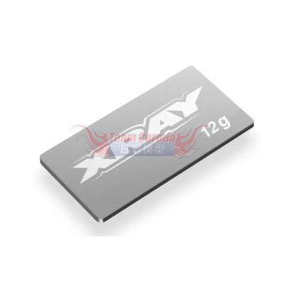 XRAY 306551 XRAY Pure Tungsten Chassis Weight 12g